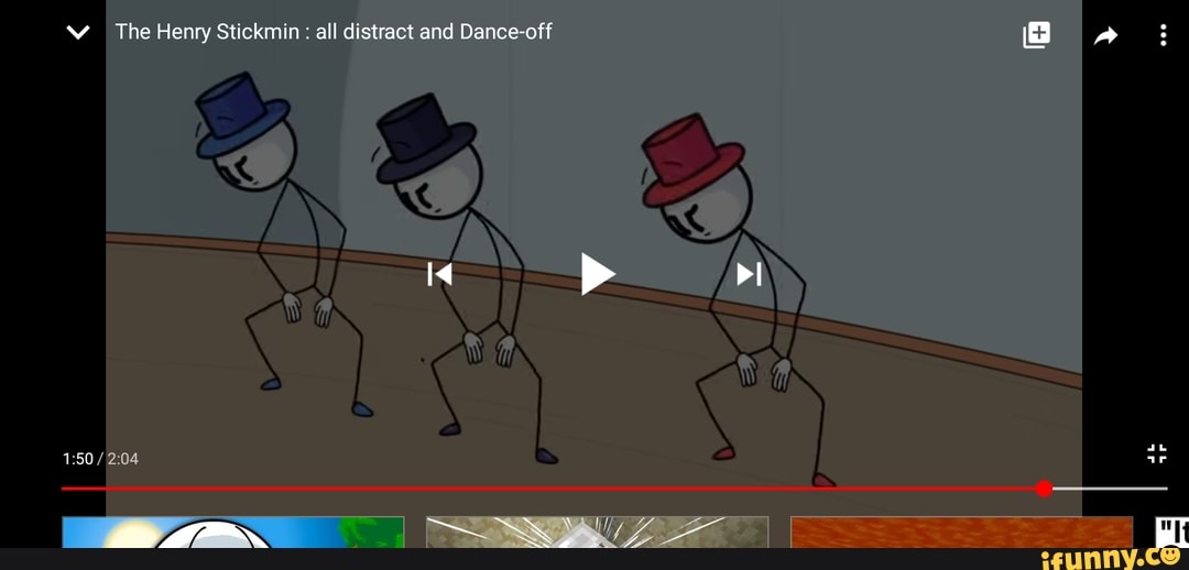 Henry Stickman doing the distraction dance Him angry