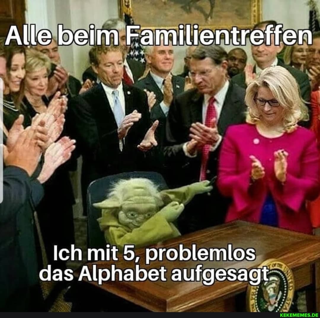Alle beim Familientreffen
ur i
Ich mit 5, problemlos das Alphabet aufgesagt