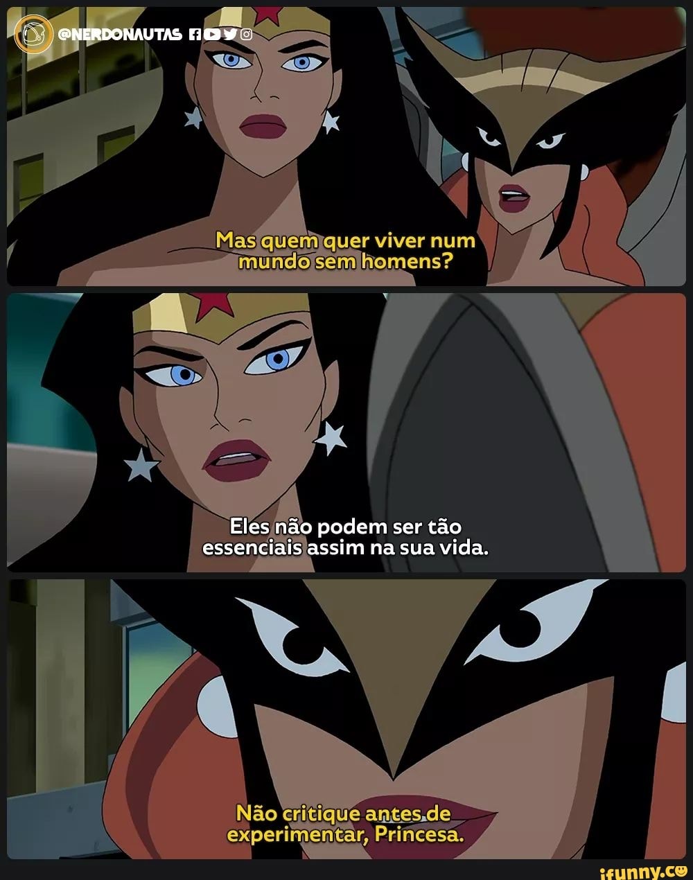 GNERDONAUTAS NO
Eles não podem ser tão essenciais assim na sua vida.
Não