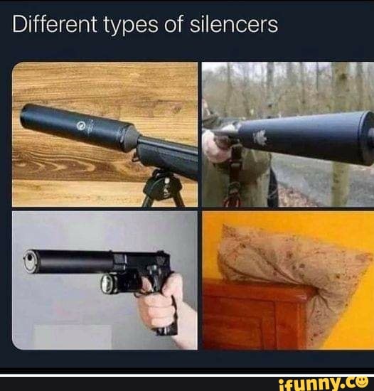 Different types of silencers - )