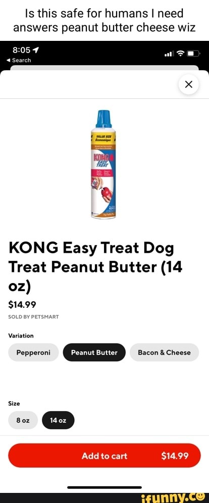 KONG Easy Treat Bacon and Cheese, 8 Ounce