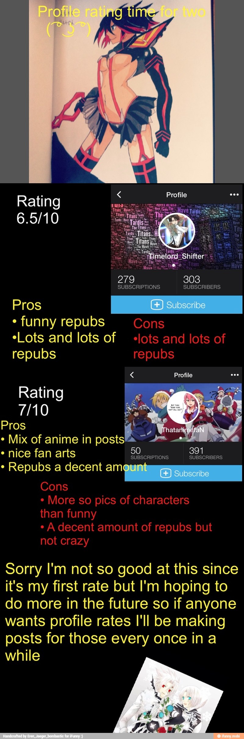 SUBSCRIPTIONS SUBSCRIBERS
Pros CE
funny repubs
Rating
E
Pros q
ANDREA
E
I
Geom
Repubs a decent am