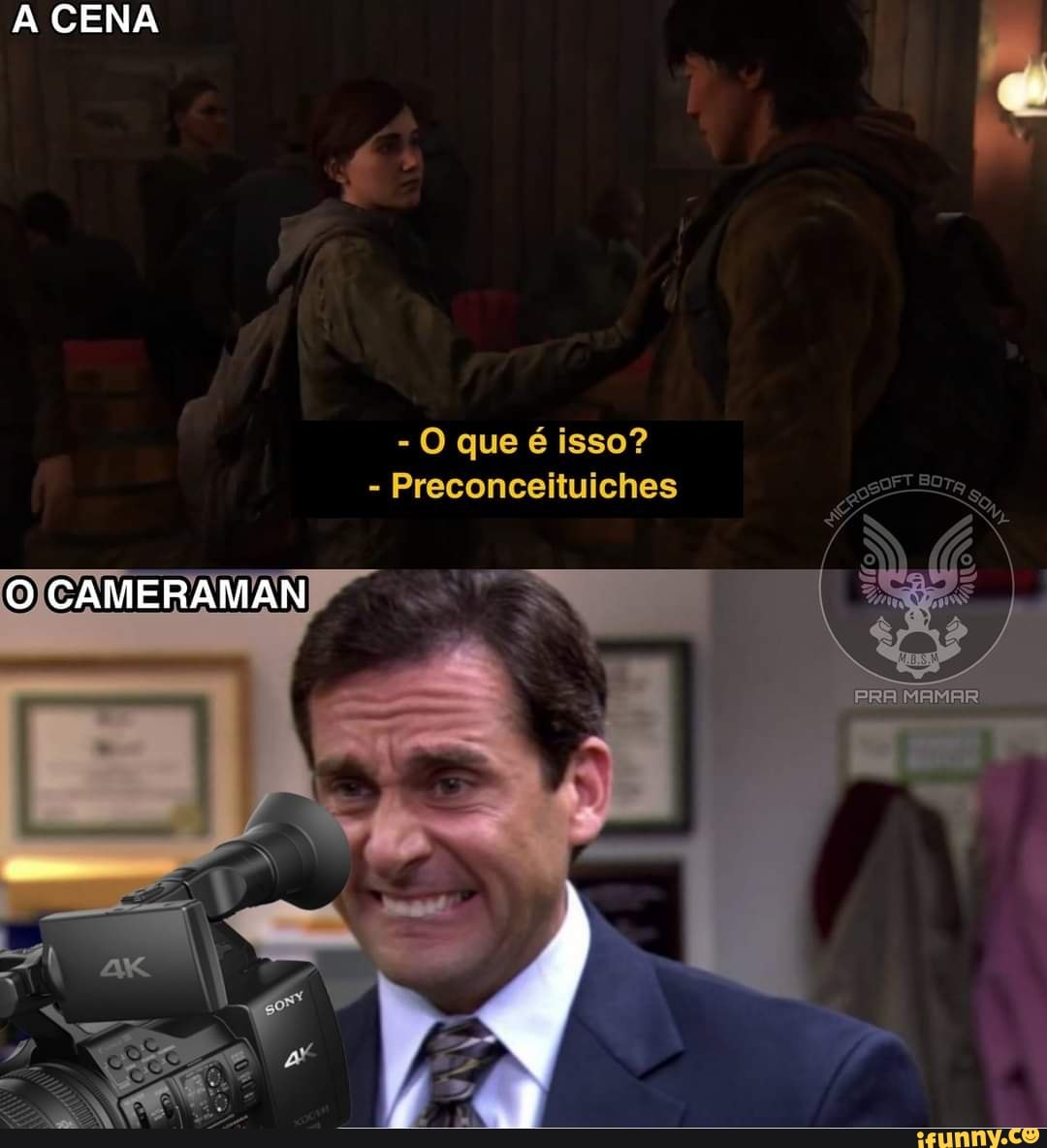 & CENA
- O que é isso?
- Preconceituiches
AMERA
PRA MAMAR