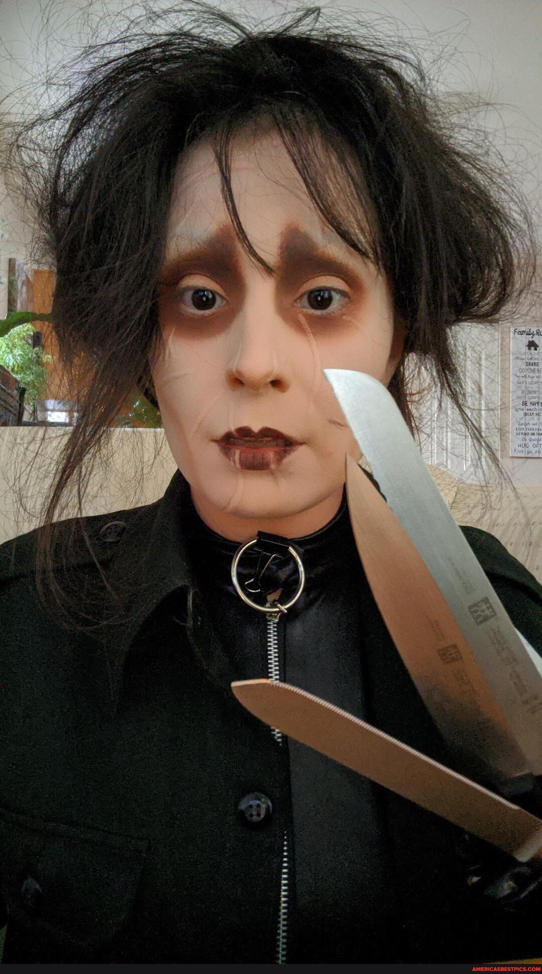 wife, amazing, edward, scissorhands, cosplay