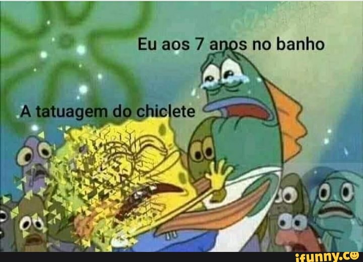Eu aos 7 no banho