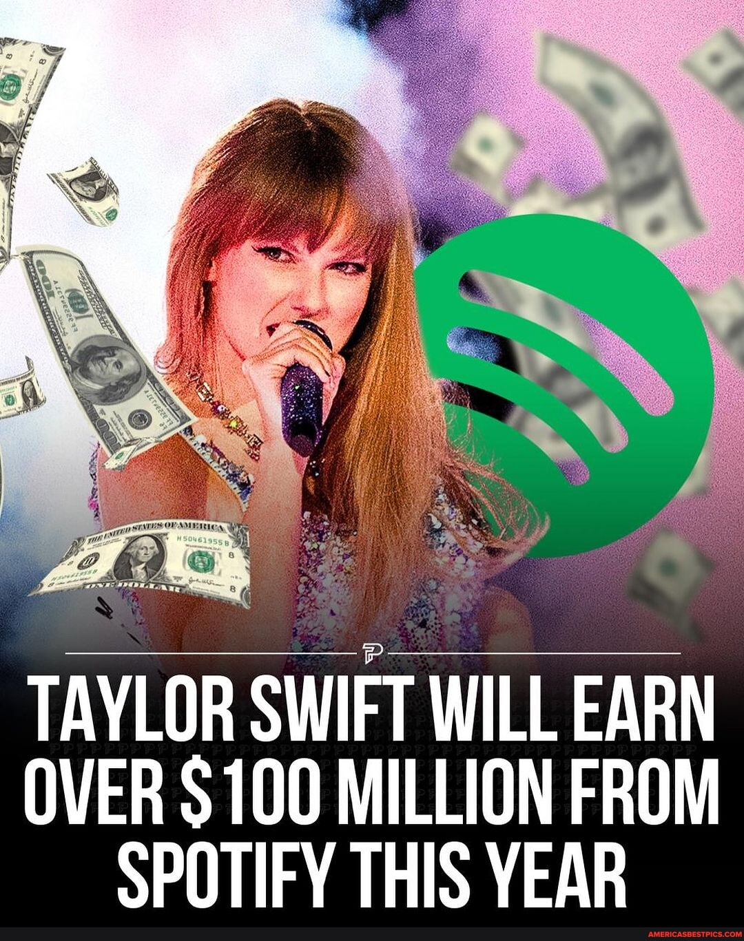 Taylor Swift will earn more than $100 million from Spotify alone in ...