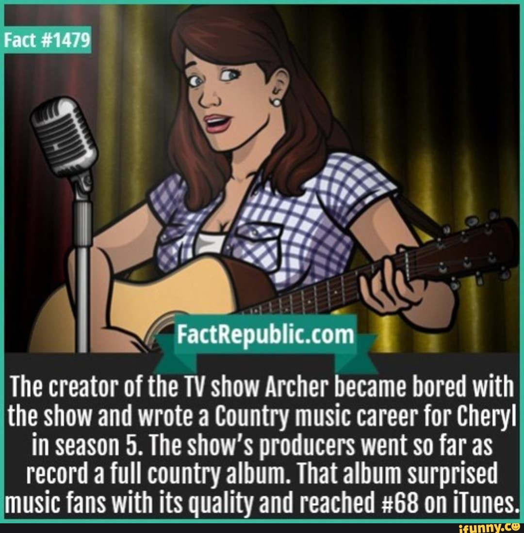 FactRepulbblic. com The creator of the TV show Archer became bored with