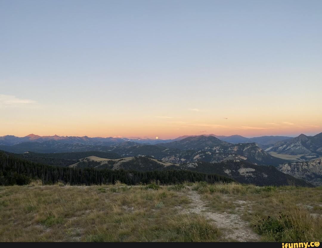 beartooth, highway, wyoming, moon, 4032x3024