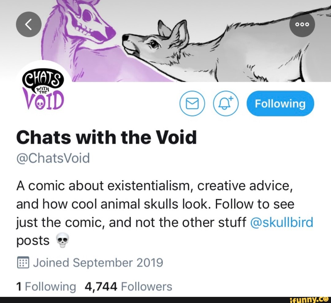 Chats with the void comic
