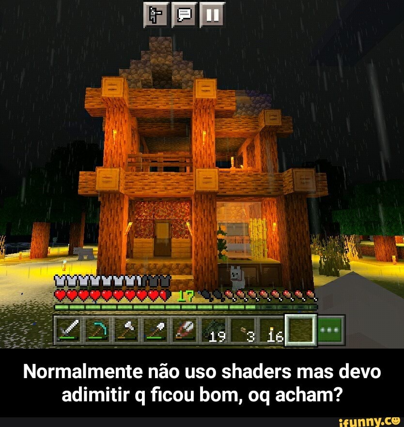 Normalmente não uso shaders mas devo adimitir q ficou bom, oq acham? - Normalmente não uso shaders mas devo adimitir q ficou bom, oq acham?