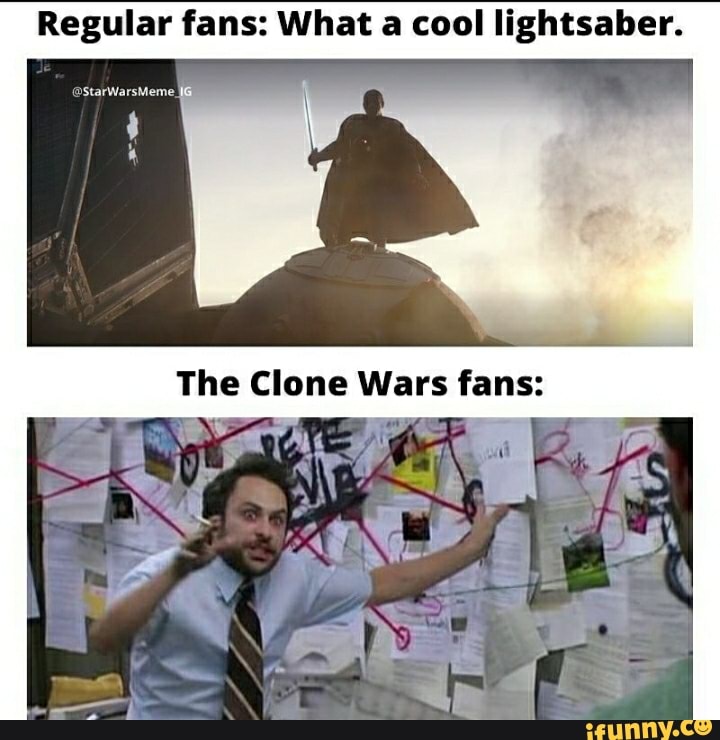 Regular fans: What a cool lightsaber.