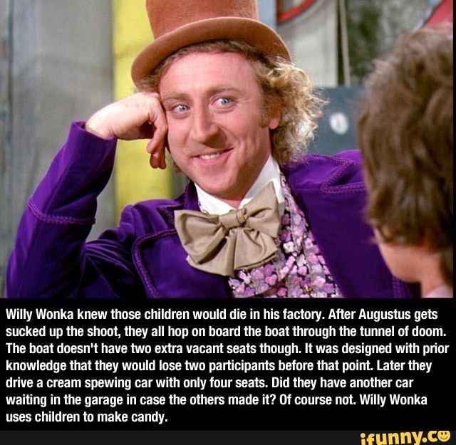 Charlie and the Chocolate Factory memes.