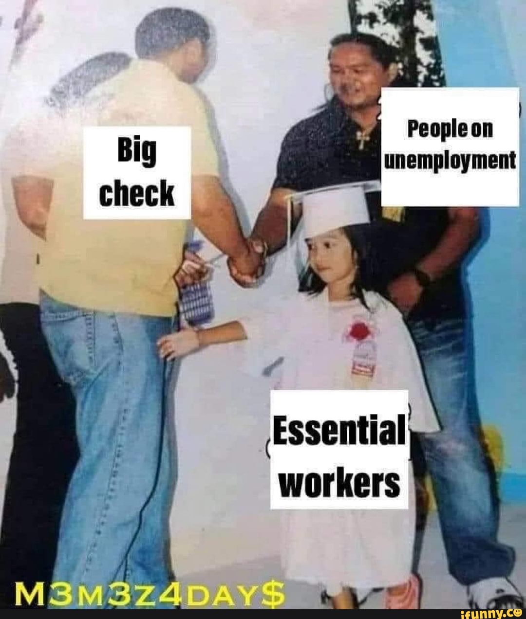 People on
unemployment
workers