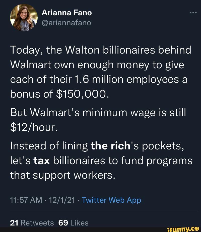 Fe Arianna Fano Today, the Walton billionaires behind Walmart own ...