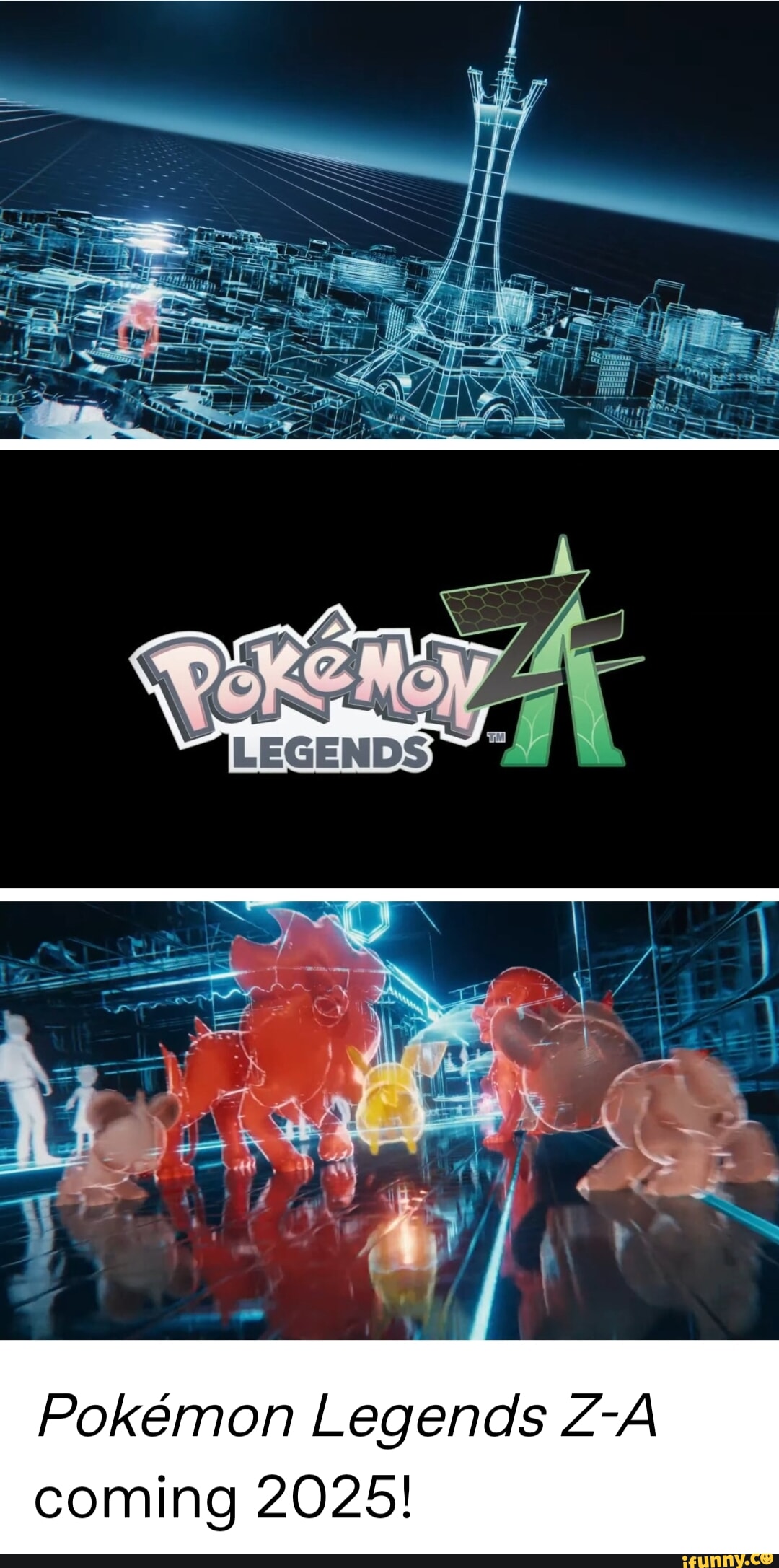 Pokemon Legends ZA coming 2025! iFunny