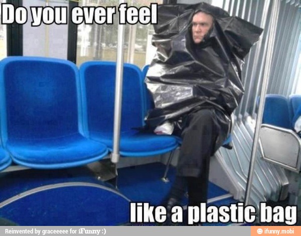 plastic bag like a
