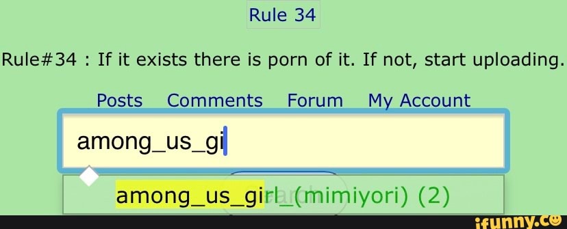 Rule 34 If It Exists There Is Porn Of It If Not Start Uploading Posts Comments Forum My