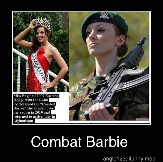 The combat barbie