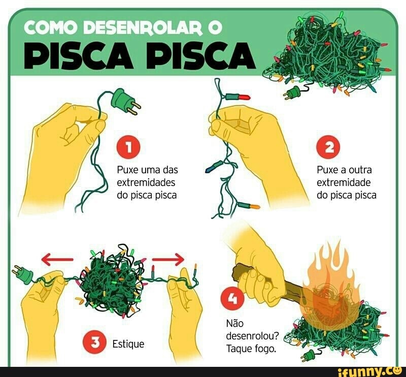 COMO DESENROLAR O
desenrolou?