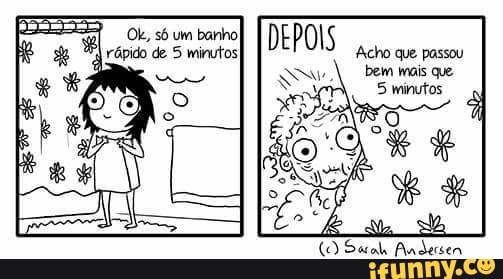 Acho que passou
bem mais que
5 minutos
