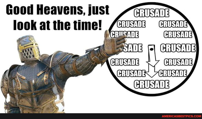 Good Heavens Look At The Time Crusade