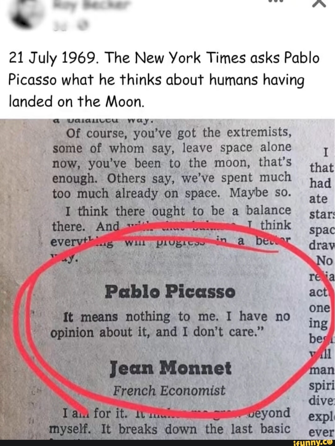 Personification, by Picasso Personificado, por Picasso – Manhattan Times  News