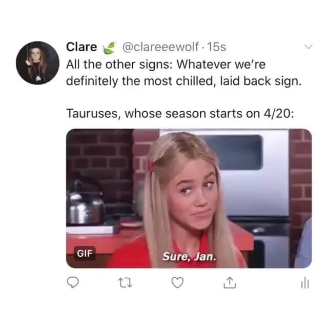 Clare clareeewolf15s All the other signs Whatever we're definitely