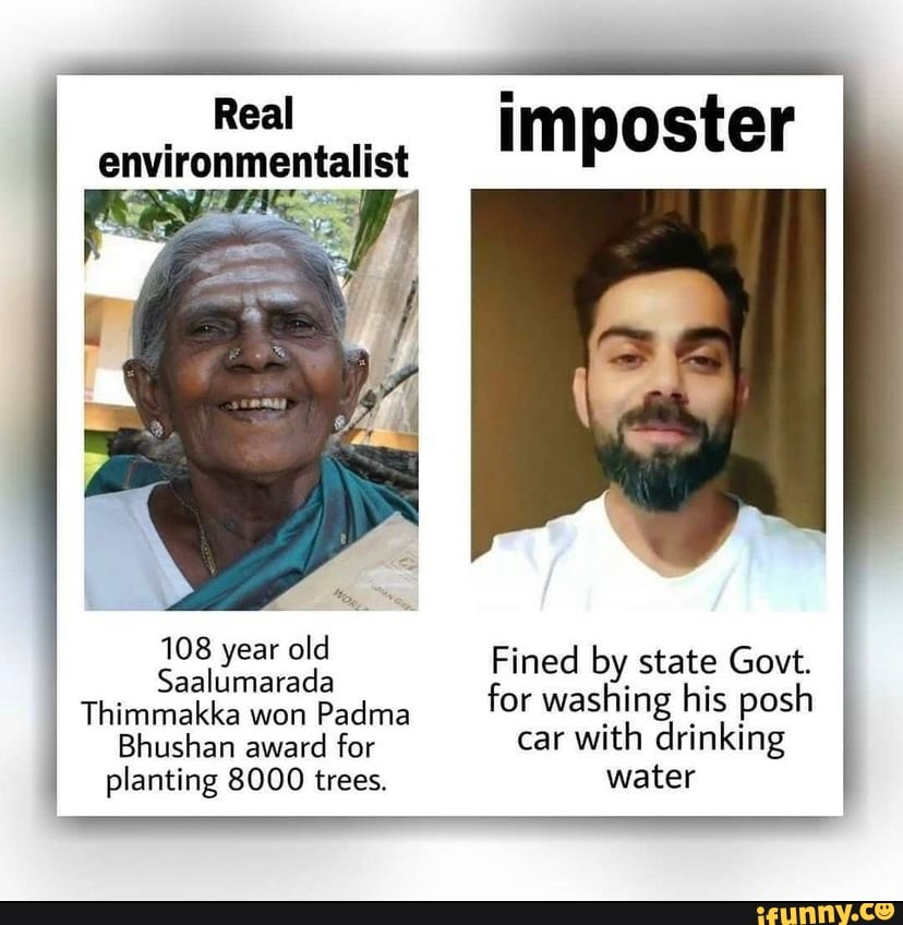 Real environmentalist 108 year old Saalumarada Thimmakka won Padma ...