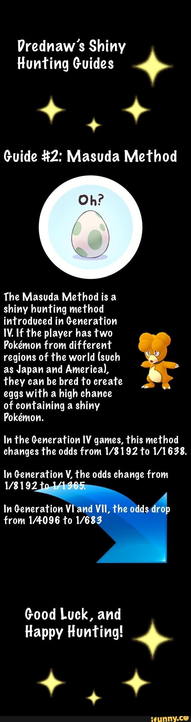 Vrednaw S Shiny Hun Ringguides Guide 2 Masada Method The Masuda Method Is A Shiny Hunting Mefhod Introduced In Generaﬁon Iv If Rhe Player Has Two Pokemon From Different Regions Of Rhe World Such