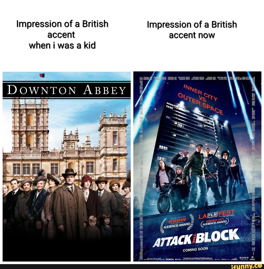 Impression of a British Impression of a British accent accent now when