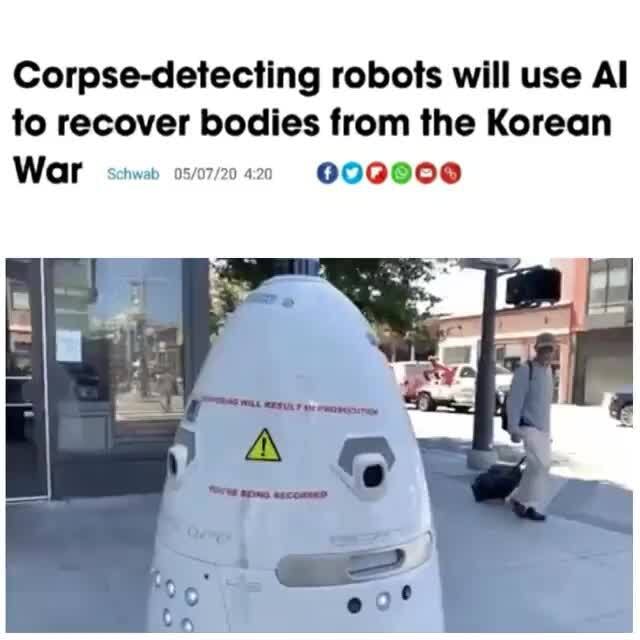 Corpse-detecting robots will use Al to recover bodies from the Korean ...