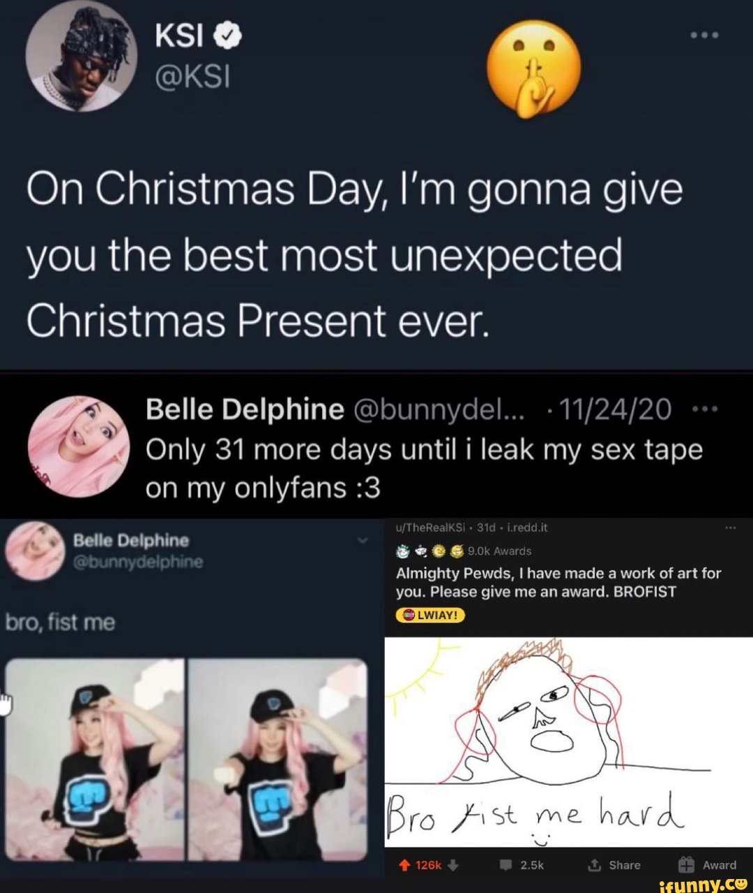 Belle delphine christmas tape