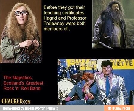 Before they got their
teaching certificates,
Hagrid and Professor
USAN
members of...