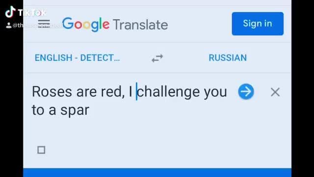 google translate russian to english