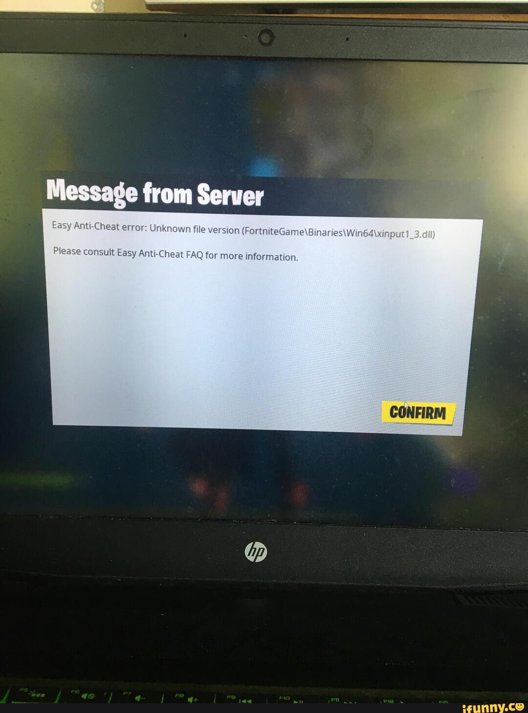 Message From Server Easy Anti Cheat Error Unknown File Version Fortnite Ersion Confirm Please Consult Easy Anti Cheat Aq For More Information