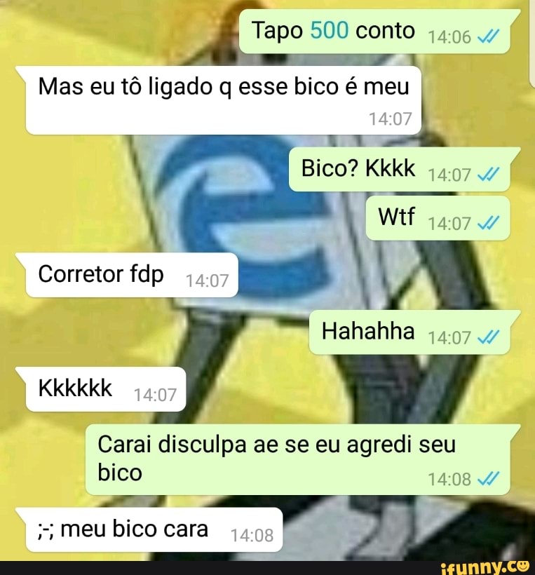 A Tapo 500 conto
44:96 w
x
Mas eu tô ligado q esse bico é "od a
