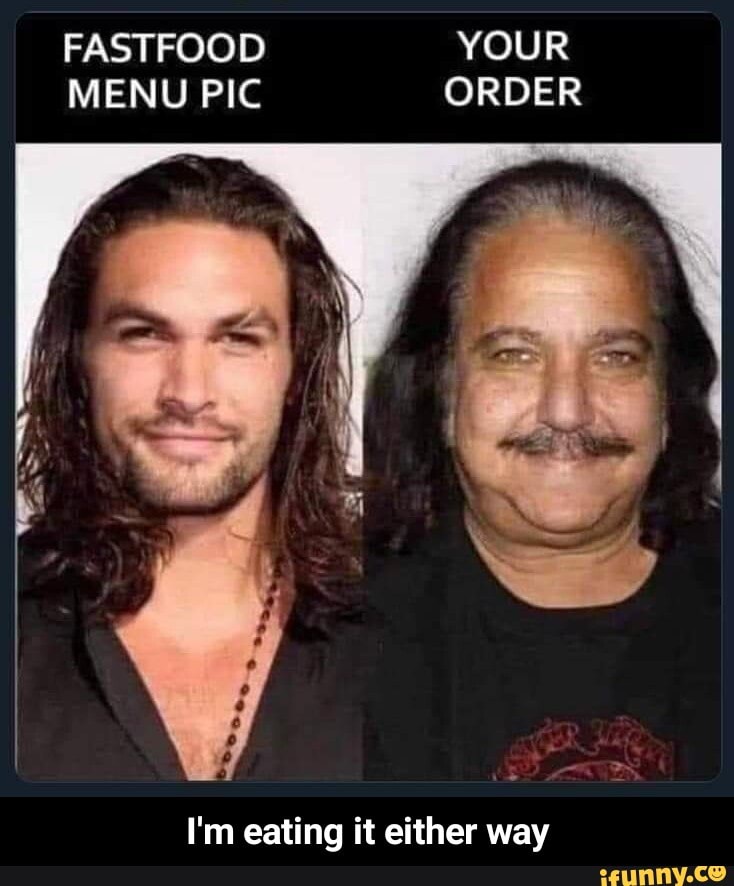I'm eating it either way - I'm eating it either way