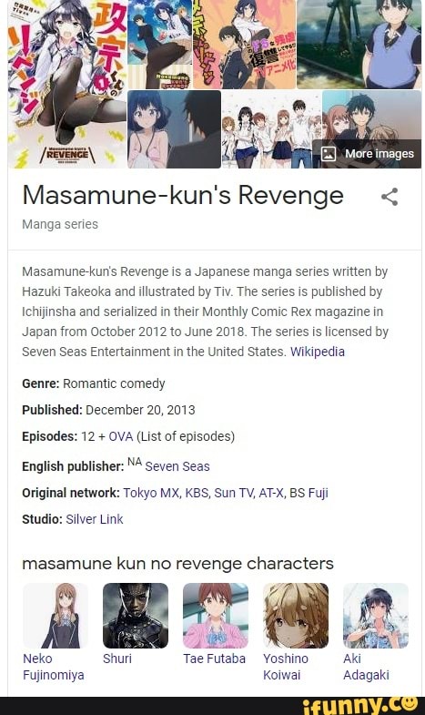 Masamune-kun's Revenge - Wikipedia