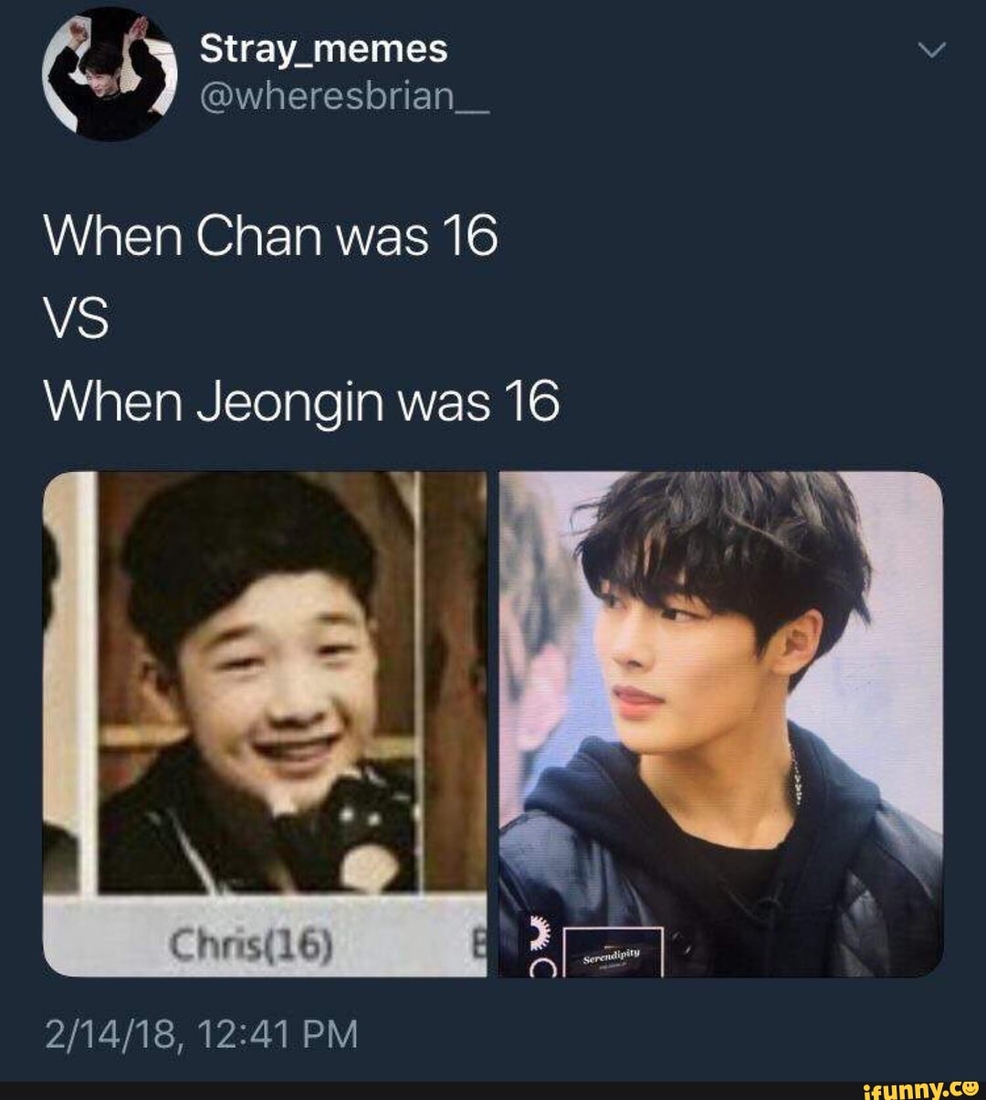 When Jeongin was 16 - iFunny