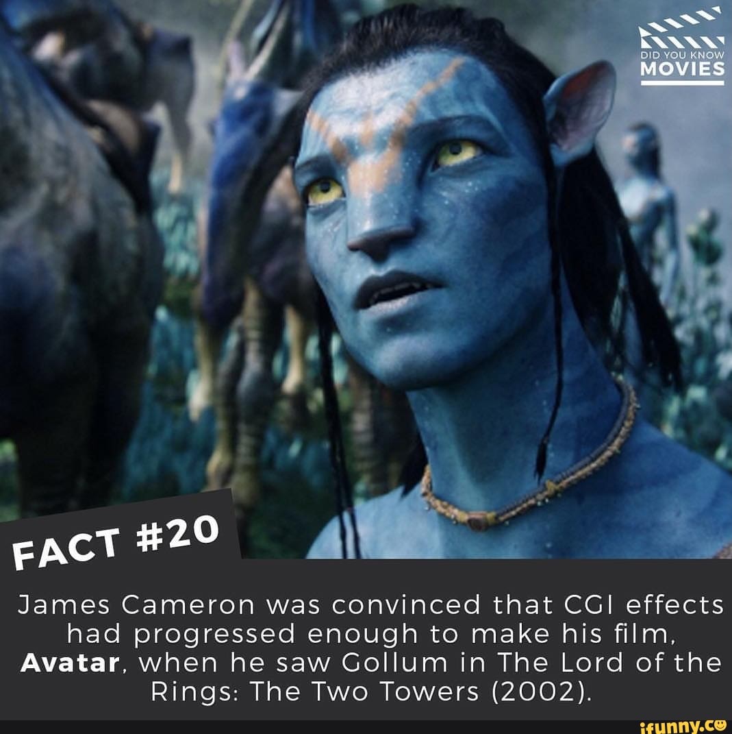 FACT James Cameron was convinced that CGI effects had progressed enough ...