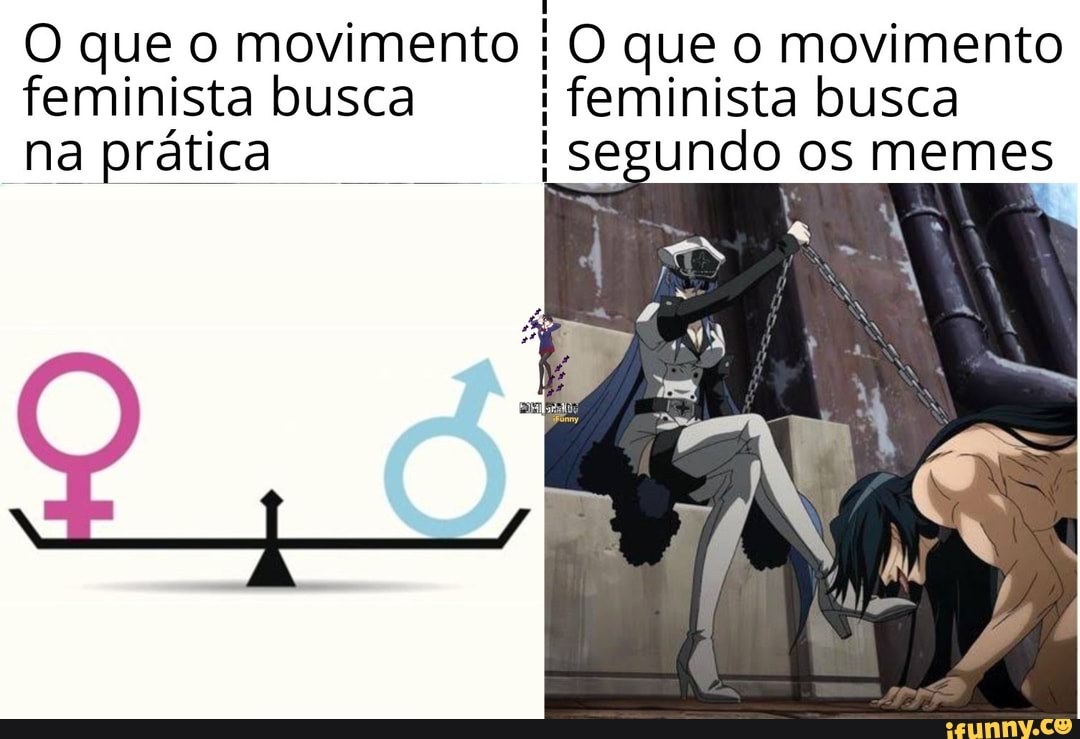 O que o movimento O que o movimento feminista busca feminista busca na prática ii segundo os memes
