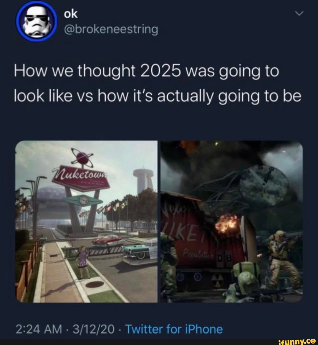 How we thought 2025 was going to look like vs how it's actually going