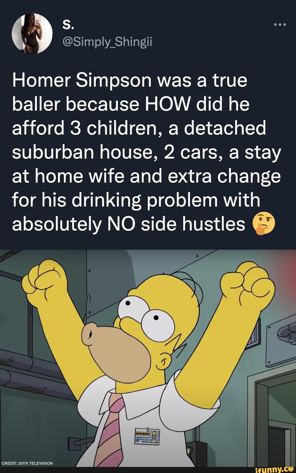 Homer Simpson was a true baller because HOW did he afford 3 children, a ...
