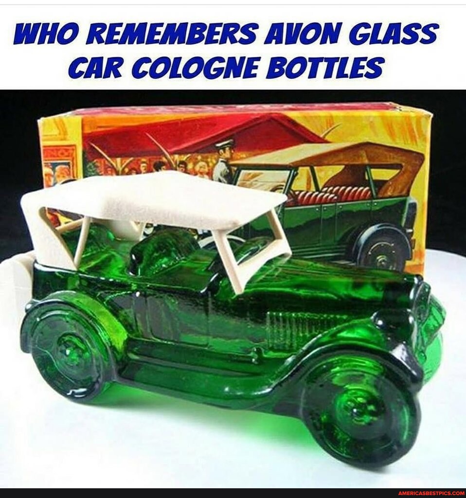 N/A - WHO REMEMBERS AVON GLASS CAR COLOGNE BOTTLES - America’s best