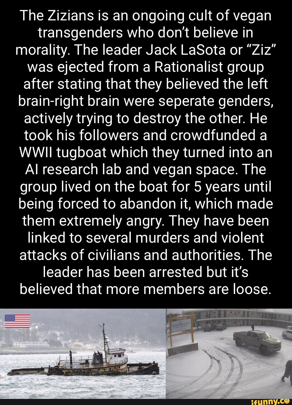 The Zizians is an ongoing cult of vegan transgenders who don't believe ...