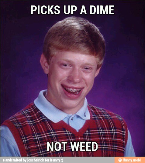 PICKS UP A DIME