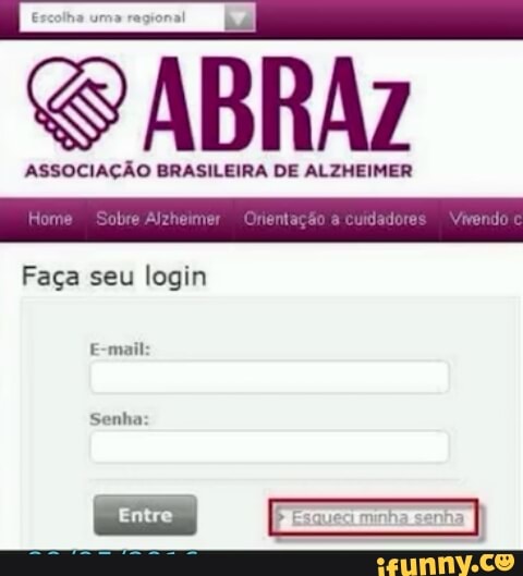 ASSOCIAÇÃO BRASILEIRA DE ALZHEIMER
Faça seu login
E-mail:
Senha