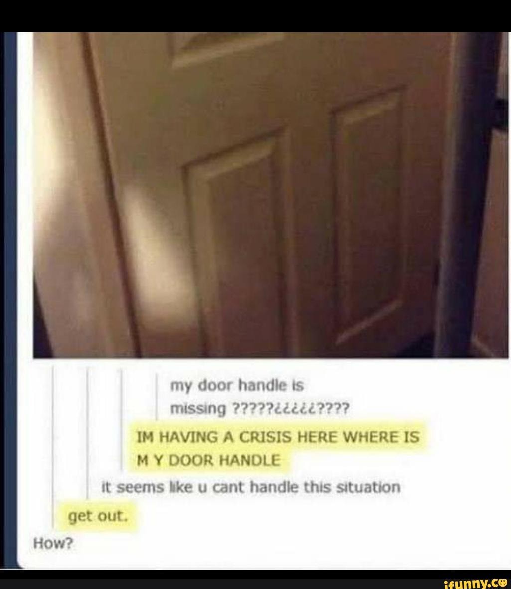 Ny door handle ts missing ? IM HAVING A CRISIS HERE WHERE IS MY DOOR