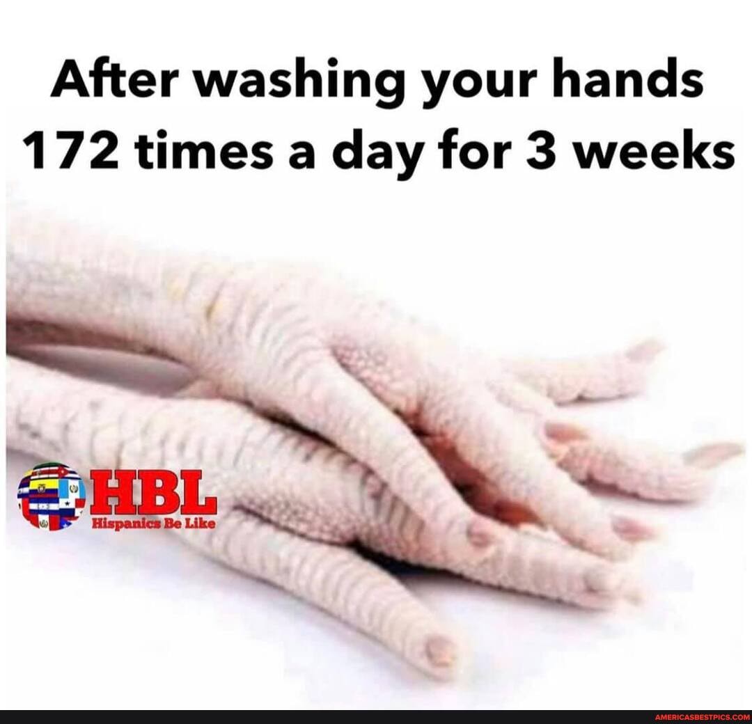 After washing your hands
172 times a day for 3 weeks
BBL