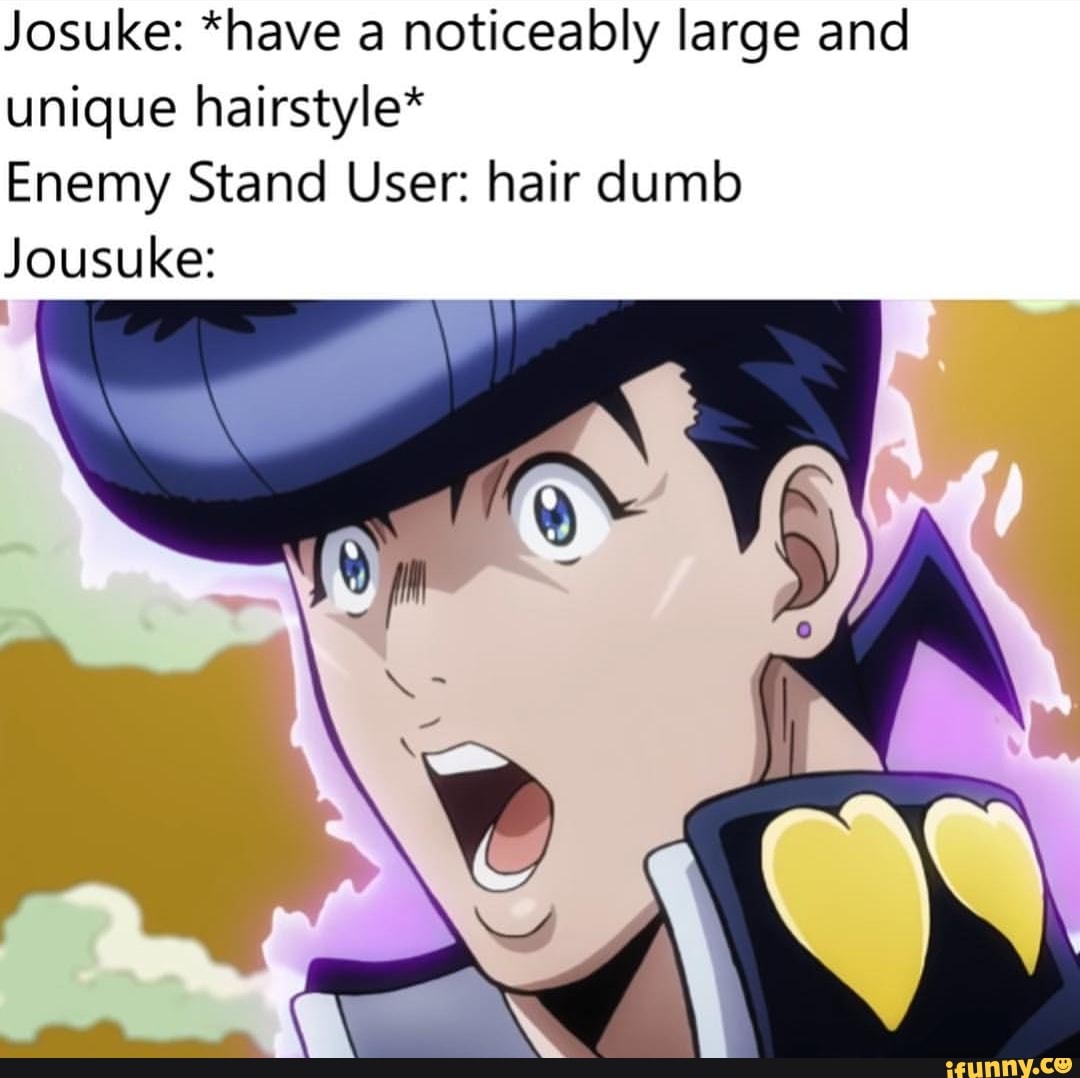 14+ Josuke Hair Meme - RikkySarayu